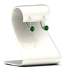 Load image into Gallery viewer, 2-carat-lever-back-solitaire-emerald-round-earrings-in-white-gold-FDEAR9225ROGEMGR-2.00CT-NL-WG