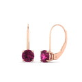 Thumbnail 55 - 2-carat-lever-back-solitaire-pink-sapphire-round-earrings-in-rose-gold-FDEAR9225ROGSADRPI-2.00CT-NL-RG