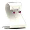 Load image into Gallery viewer, 2-carat-lever-back-solitaire-pink-sapphire-round-earrings-in-white-gold-FDEAR9225ROGSADRPI-2.00CT-NL-WG