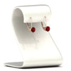 Load image into Gallery viewer, 2-carat-lever-back-solitaire-ruby-round-earrings-in-rose-gold-FDEAR9225ROGRUDR-2.00CT-NL-RG