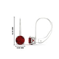 Thumbnail 93 - 2-carat-lever-back-solitaire-ruby-round-earrings-in-white-gold-FDEAR9225ROGRUDR-2.00CT-NL-WG