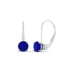 Load image into Gallery viewer, 2-carat-lever-back-solitaire-sapphire-round-earrings-in-white-gold-FDEAR9225ROGSABL-2.00CT-NL-WG