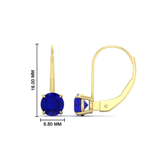 2-carat-lever-back-solitaire-sapphire-round-earrings-in-yellow-gold-FDEAR9225ROGSABL-2.00CT-NL-YG