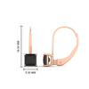 Load image into Gallery viewer, 2-carat-lever-back-stud-square-black-onyx-earrings-in-rose-gold-FDEAR9225PRGBLACK-2.00CT-NL-RG