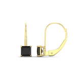 Load image into Gallery viewer, 2-carat-lever-back-stud-square-black-onyx-earrings-in-yellow-gold-FDEAR9225PRGBLACK-2.00CT-NL-YG
