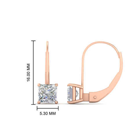 2-carat-lever-back-stud-square-diamond-earrings-in-rose-gold-FDEAR9225PR-2.00CT-NL-RG