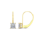 Load image into Gallery viewer, 2-carat-lever-back-stud-square-diamond-earrings-in-yellow-gold-FDEAR9225PR-2.00CT-NL-YG
