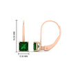 Load image into Gallery viewer, 2-carat-lever-back-stud-square-emerald-earrings-in-rose-gold-FDEAR9225PRGEMGR-2.00CT-NL-RG