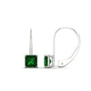 Load image into Gallery viewer, 2-carat-lever-back-stud-square-emerald-earrings-in-white-gold-FDEAR9225PRGEMGR-2.00CT-NL-WG