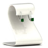 Load image into Gallery viewer, 2-carat-lever-back-stud-square-emerald-earrings-in-white-gold-FDEAR9225PRGEMGR-2.00CT-NL-WG