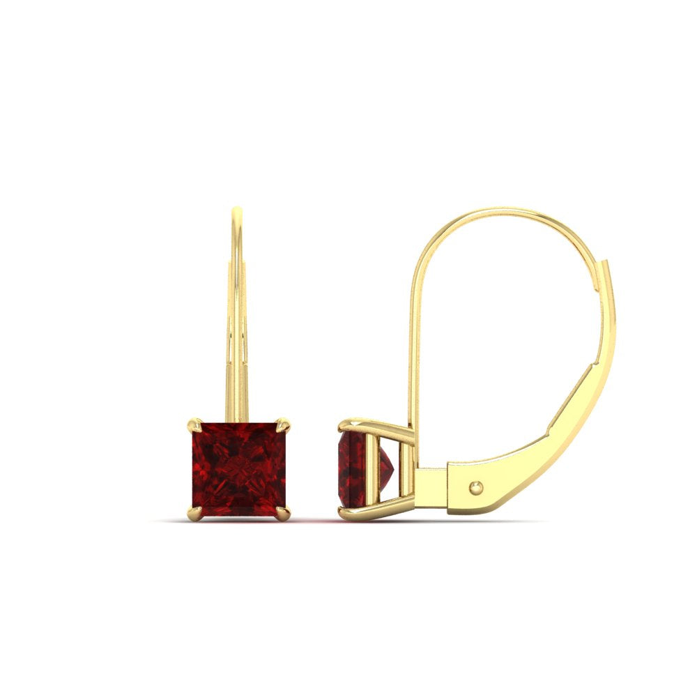 2-carat-lever-back-stud-square-ruby-earrings-in-yellow-gold-FDEAR9225PRGRUDR-2.00CT-NL-YG