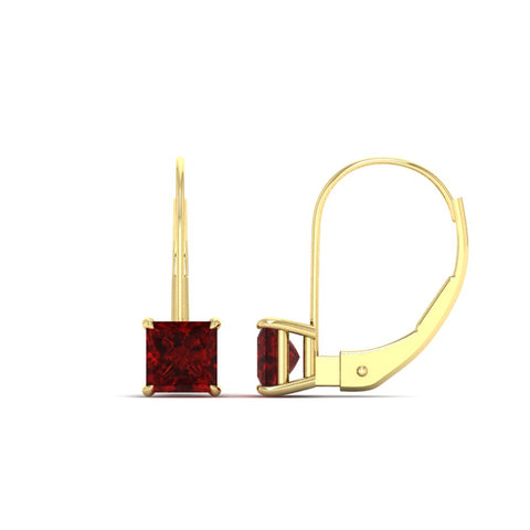 2-carat-lever-back-stud-square-ruby-earrings-in-yellow-gold-FDEAR9225PRGRUDR-2.00CT-NL-YG