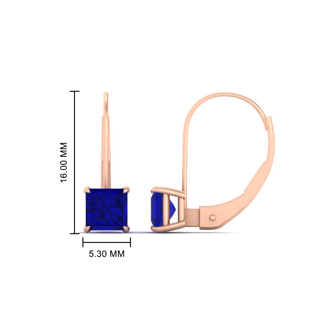 2-carat-lever-back-stud-square-sapphire-earrings-in-rose-gold-FDEAR9225PRGSABL-2.00CT-NL-RG