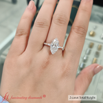 Load image into Gallery viewer, Delicate Antique Pave Marquise Cut Diamond Ring
