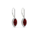 Load image into Gallery viewer, 2-carat-marquise-diamond-halo-dangle-earrings-with-ruby-in-white-gold-FDEAR11235MQGRUDRANGLE1-2.00CT-NL-WG.jpg
