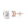 Load image into Gallery viewer, Stud Mens Earring Basket Oval Shaped