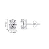 Load image into Gallery viewer, Stud Mens Earring Basket Oval Shaped