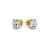 Load image into Gallery viewer, Stud Mens Earring Basket Oval Shaped