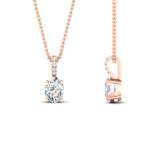 Load image into Gallery viewer, 2-carat-oval-shaped-pave-diamond-bail-pendant-in-rose-gold-fdpd11636ovangle2-9X7mm-nl-rg.jpg?v=1769514559
