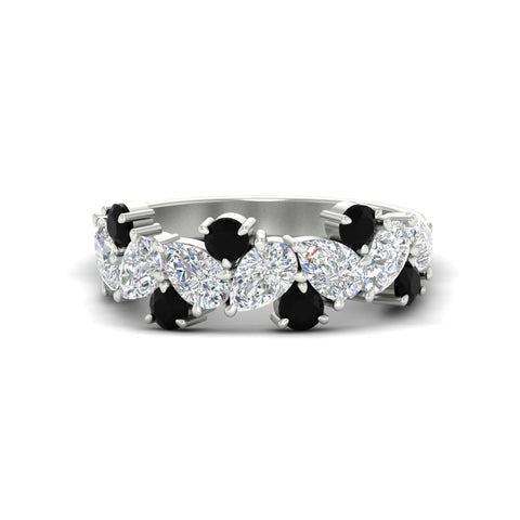 2-carat-pear-and-round-black-diamond-ring-wedding-band-in-white-gold-FD9174BGBLACK-2.00CT-NL-WG