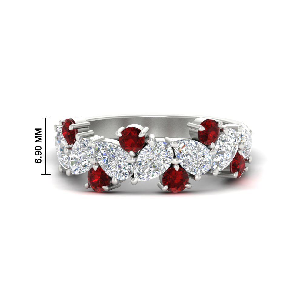2-carat-pear-and-round-ruby-ring-wedding-band-in-white-gold-FD9174BGRUDR-2.00CT-NL-WG-HW