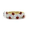 Load image into Gallery viewer, 2-carat-pear-and-round-ruby-ring-wedding-band-in-yellow-gold-FD9174BGRUDR-2.00CT-NL-YG-HW