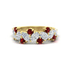 Load image into Gallery viewer, 2-carat-pear-and-round-ruby-ring-wedding-band-in-yellow-gold-FD9174BGRUDR-2.00CT-NL-YG