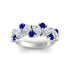 Load image into Gallery viewer, 2-carat-pear-and-round-sapphire-ring-wedding-band-in-white-gold-FD9174BGSABLANGLE5-2.00CT-NL-WG