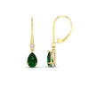 Load image into Gallery viewer, 2-carat-pear-drop-emerald-dangle-earring-in-yellow-gold-FDEAR11124GEMGR-2CT-NL-YG.jpg