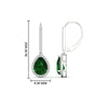 Load image into Gallery viewer, 2-carat-pear-shape-emerald-with-halo-diamond-lever-back-earrings-in-white-gold-FDEAR-11235PEGEMGRANGLE1-2.00CT-NL-WG.jpg