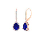 Load image into Gallery viewer, 2-carat-pear-shape-sapphire-with-halo-diamond-lever-back-earrings-in-rose-gold-FDEAR-11235PEGSABLANGLE1-2.00CT-NL-RG.jpg
