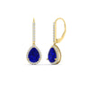 Load image into Gallery viewer, 2-carat-pear-shape-sapphire-with-halo-diamond-lever-back-earrings-in-yellow-gold-FDEAR-11235PEGSABLANGLE1-2.00CT-NL-YG.jpg
