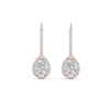 Load image into Gallery viewer, 2-carat-pear-shape-with-halo-diamond-lever-back-earrings-in-rose-gold-FDEAR-11235PEANGLE1-2.00CT-NL-RG.jpg
