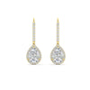 Load image into Gallery viewer, 2-carat-pear-shape-with-halo-diamond-lever-back-earrings-in-yellow-gold-FDEAR-11235PEANGLE1-2.00CT-NL-YG.jpg