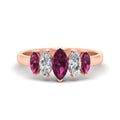 Thumbnail 11 - 2-carat-pink-sapphire-marquise-classic-wedding-band-5-stone-in-rose-gold-fdwb8008mqgsadrpisleep-2.00ct-nl-rg.jpg