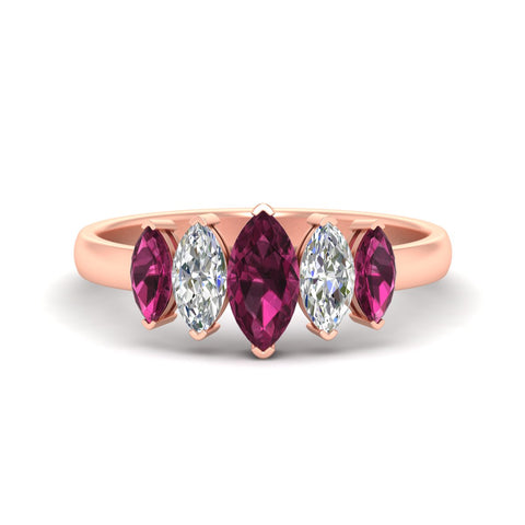 2-carat-pink-sapphire-marquise-classic-wedding-band-5-stone-in-rose-gold-fdwb8008mqgsadrpisleep-2.00ct-nl-rg.jpg