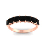 Load image into Gallery viewer, 2-carat-princess-cut-7-black-diamond-anniversary-band-in-rose-gold-fdwb179prgblackangle5-2.00ct-nl-rg.jpg