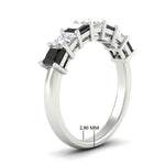 Load image into Gallery viewer, 2-carat-princess-cut-7-black-diamond-anniversary-band-in-white-gold-fdwb8008prblackangle2-2.00ct-nl-wg-hw.jpg