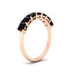 Load image into Gallery viewer, 2 Carat Princess Cut 7 Diamond Wedding Band
