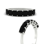 Load image into Gallery viewer, 2 Carat Princess Cut 7 Diamond Wedding Band
