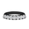 Load image into Gallery viewer, 2-carat-princess-cut-7-diamond-anniversary-band-in-black-gold-fdwb8008prsleep-2.00ct-nl-bg.jpg
