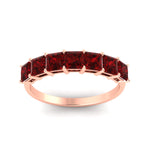 Load image into Gallery viewer, 2 Carat Princess 7 Stone Anniversary Diamond Band