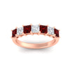 Load image into Gallery viewer, 2-carat-princess-cut-7-ruby-anniversary-band-in-rose-gold-fdwb8008prgrudrangle5-2.00ct-nl-rg.jpg