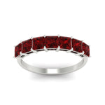 Load image into Gallery viewer, 2 Carat Princess 7 Stone Anniversary Diamond Band