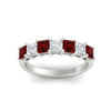 Load image into Gallery viewer, 2-carat-princess-cut-7-ruby-anniversary-band-in-white-gold-fdwb8008prgrudrangle5-2.00ct-nl-wg.jpg