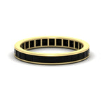 Load image into Gallery viewer, 2-carat-princess-cut-channel-set-black-diamond-wedding-band-in-yellow-gold-FDEWB160PRBGBLACK-2.00CT-NL-YG.jpg?v=1766128416