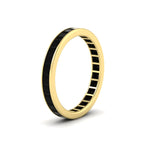 Load image into Gallery viewer, 2-carat-princess-cut-channel-set-black-diamond-wedding-band-in-yellow-gold-FDEWB160PRBGBLACKANGLE2-2.00CT-NL-YG.jpg?v=1766128416