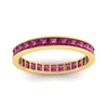 Load image into Gallery viewer, 2-carat-princess-cut-channel-set-pink-sapphire-wedding-band-in-yellow-gold-FDEWB160PRBGSADRPIANGLE5-2.00CT-NL-YG.jpg?v=1766128416