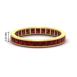 Load image into Gallery viewer, 2-carat-princess-cut-channel-set-ruby-wedding-band-in-yellow-gold-FDEWB160PRBGRUDR-2.00CT-NL-YG-HW.jpg?v=1766128416