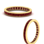 Load image into Gallery viewer, 2-carat-princess-cut-channel-set-ruby-wedding-band-in-yellow-gold-FDEWB160PRBGRUDRANGLE3-2.00CT-NL-YG.jpg?v=1766128416